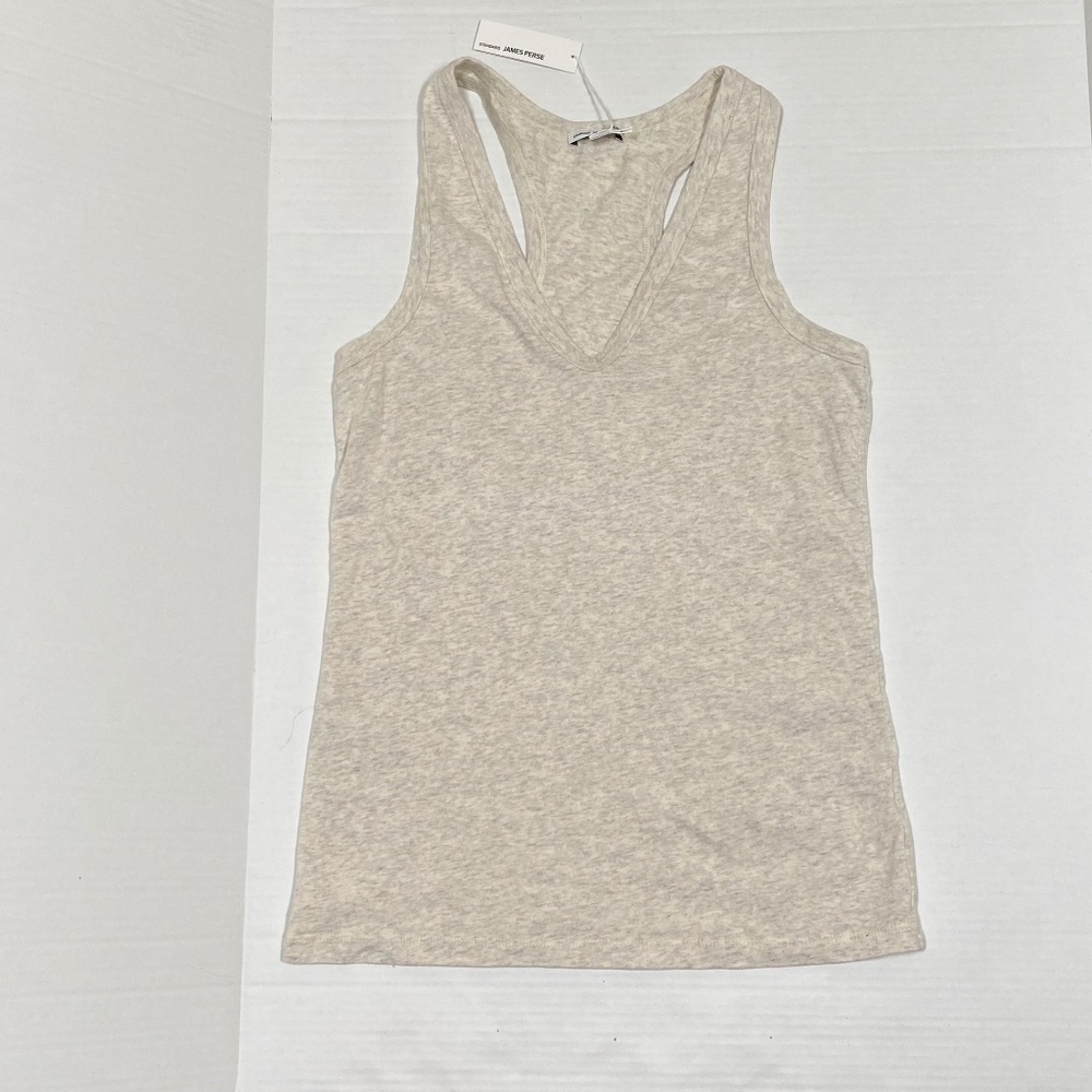 James Perse fitted grey tank size 3 NWT